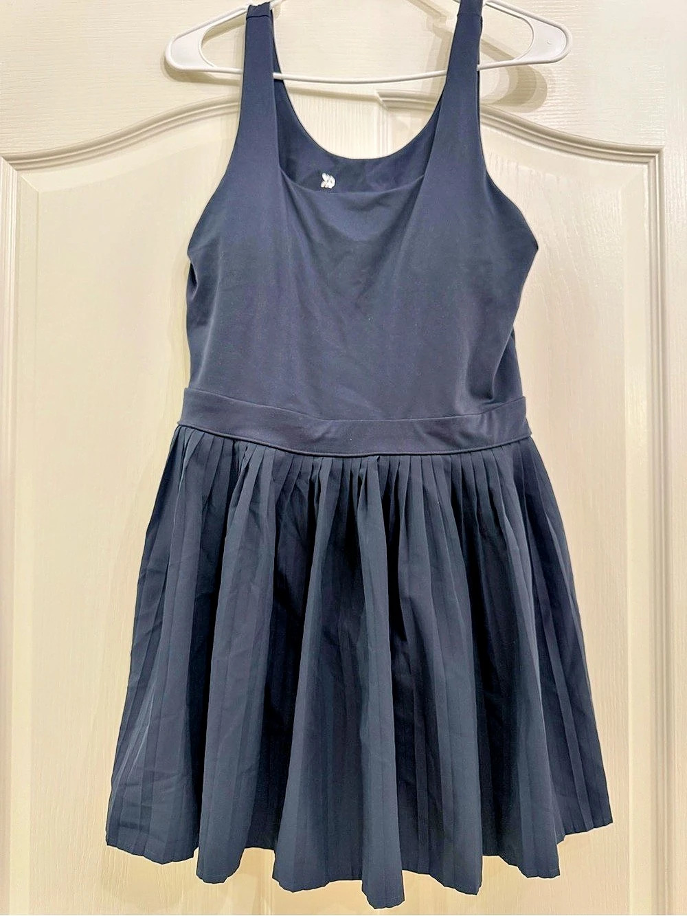 All In Motion Women's Pleated Active Dress Mini Blue Large